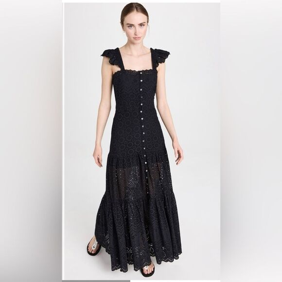 Veronica Beard Dresses & Skirts - Veronica Beard Aislin dress  NWT Size 10)))Elegant Black Lace Dress